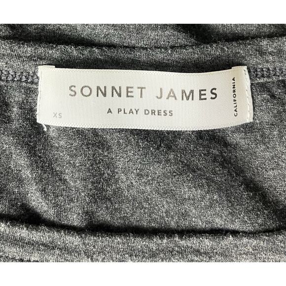 Sonnet James Scout Gray T-Shirt Play Dress Chest Pocket Short Sleeve Size XS - Picture 7 of 8